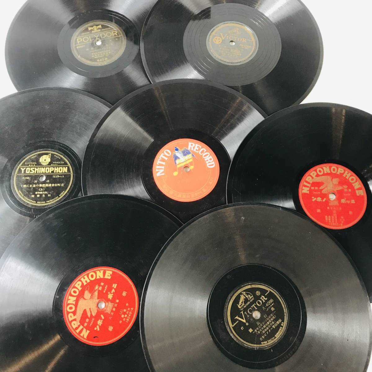 NA2795 蓄音機 レコード盤 49枚まとめ売り ケース付き ビクター