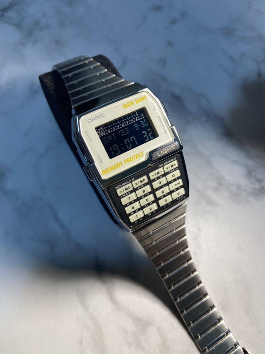 未使用極上品 CASIO DATABANK DBC-1500 JP LTD 蓄光テンキー データ