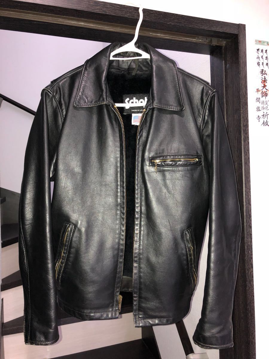 Schott Single Rider's 643 size 34 used beautiful goods schott