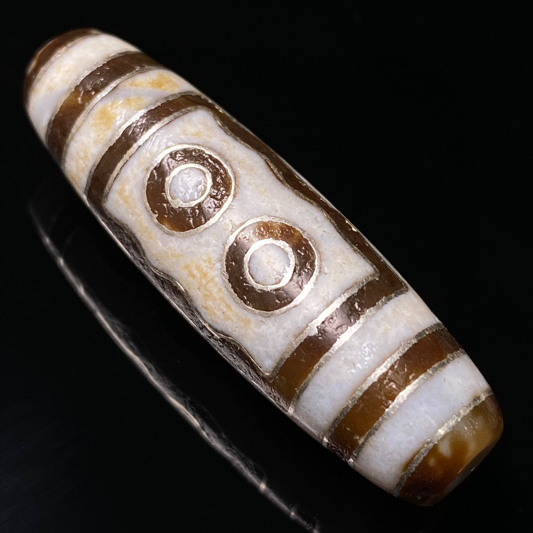 骨董収蔵・瑪瑙製・細密彫・五眼天珠】根付裝身具・古賞物・古美術品