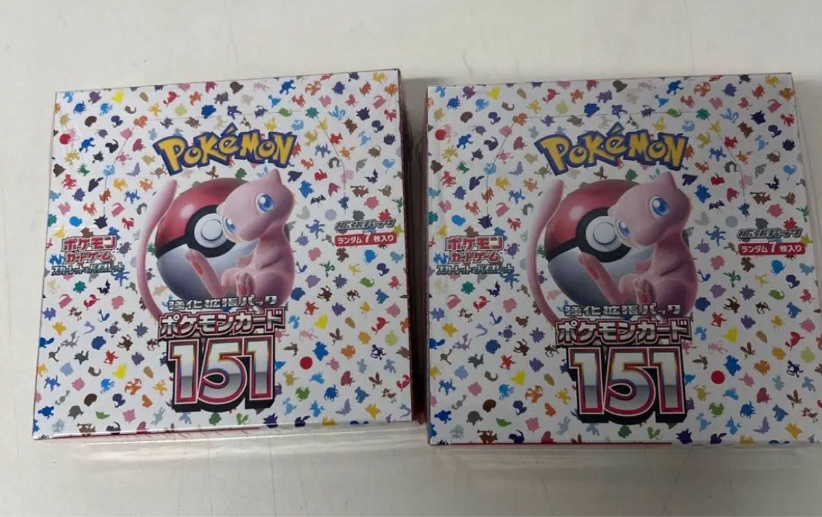 ポケモンカード 151 新品 未開封 シュリンク付き 2BOX｜Yahoo!フリマ