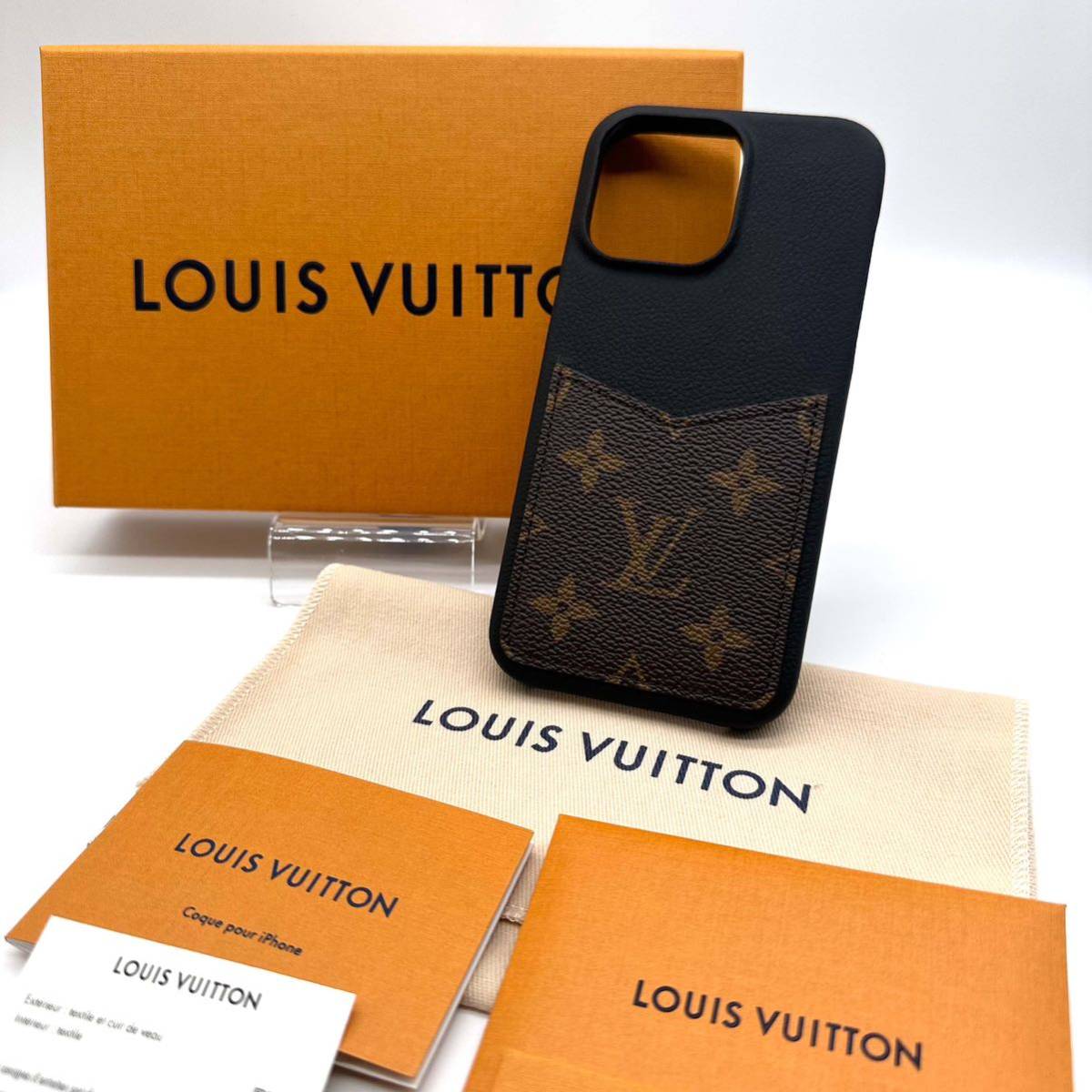 LOUIS VUITTON LV for iPhone 14 PRO MAX Bumper M82000 Monogram Phone Case JP