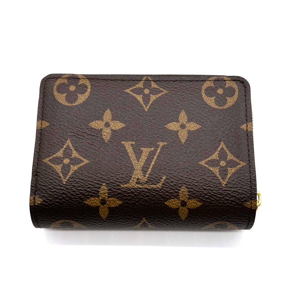 【美品】LOUIS VUITTON ルイヴィトン モノグラム ジャイアント ポルトフォイユ ルー コンパクトウォレット 二つ折り財布 M81461