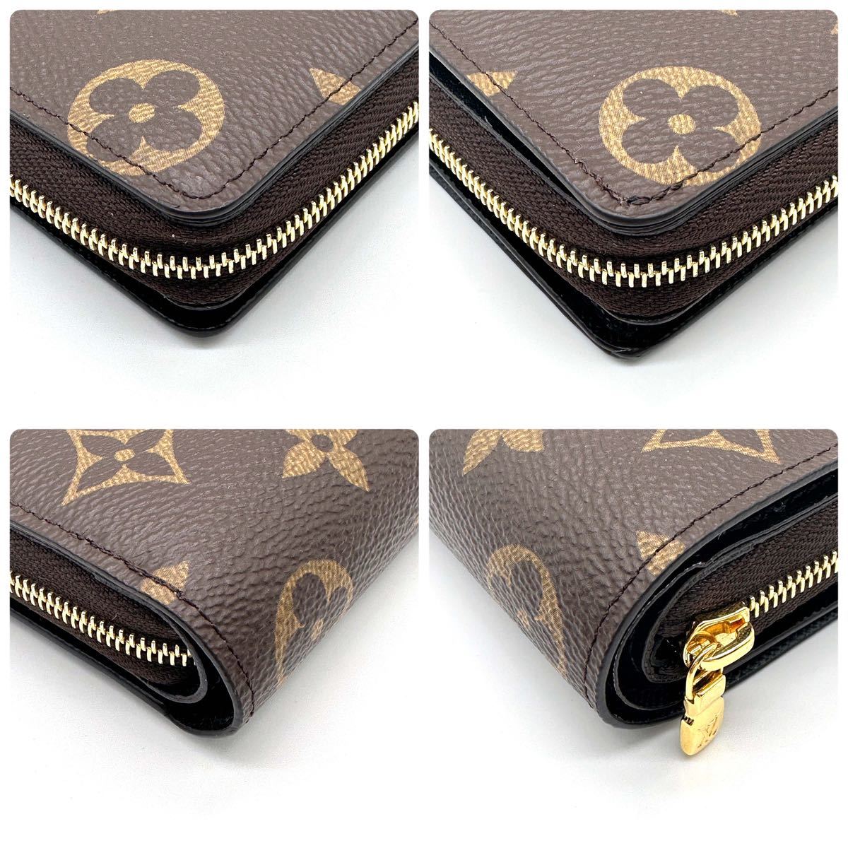 【美品】LOUIS VUITTON ルイヴィトン モノグラム ジャイアント ポルトフォイユ ルー コンパクトウォレット 二つ折り財布 M81461