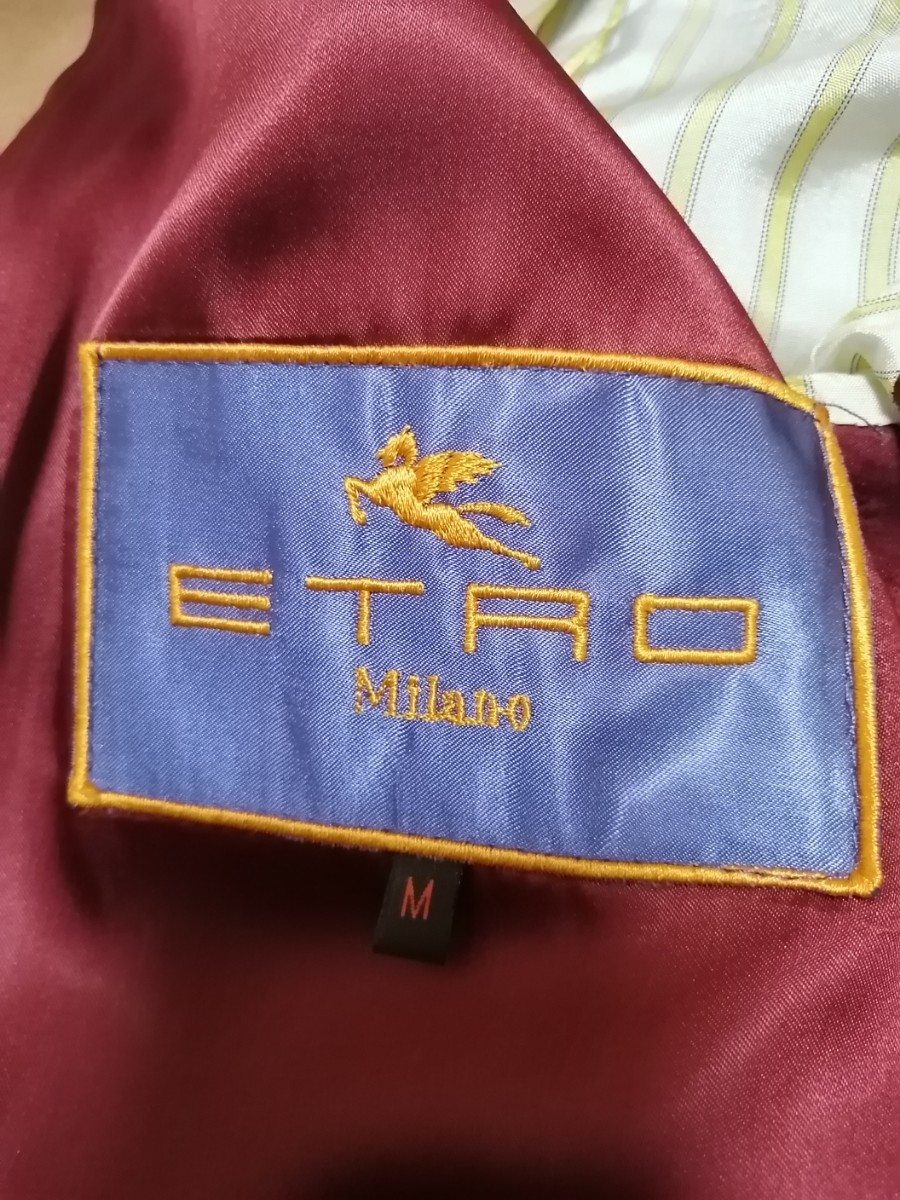 ETRO エトロ ハリスツイード ジャケット・コート Msize_画像4