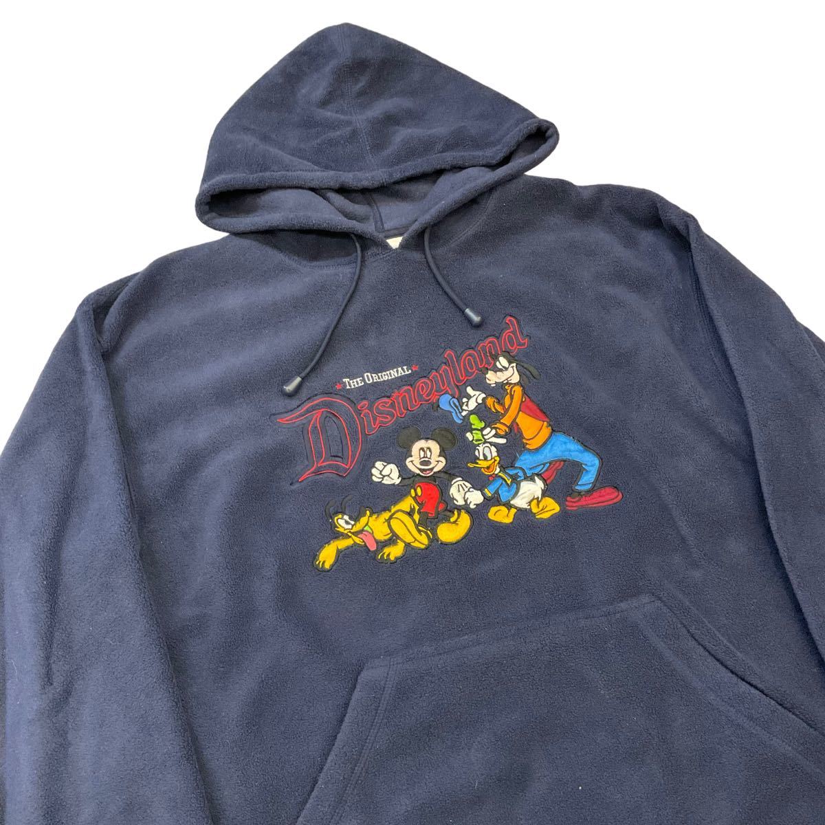 Disney темно-синий S Parker f-ti флис тренировочный футболка Disney Mickey Дональд g-fi Pluto 