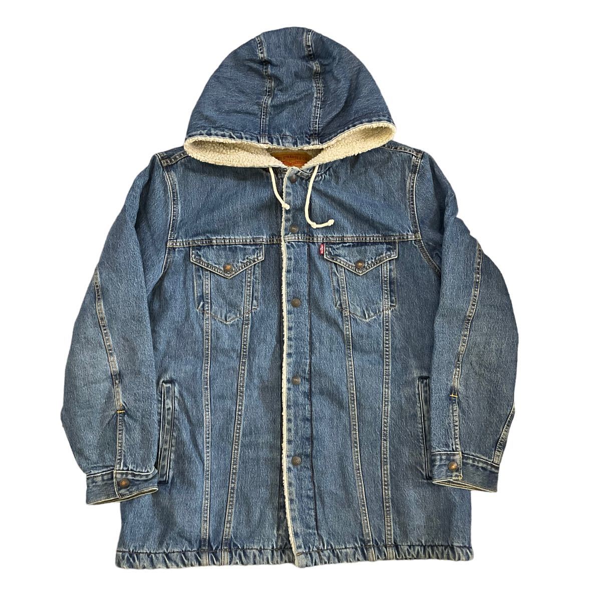 売れ筋介護用品も！ ジャケット ボア デニム Levi's L リーバイス