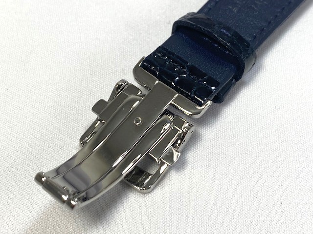 L0FT011J9 SEIKO ブライツ 20mm 純正革ベルト クロコダイル ネイビー SAGA311/8B63-0AY0他用 ネコポス送料無料_画像6