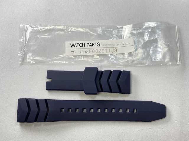 E002011J9 SEIKO Grand Seiko 23mm original silicon band navy SBGH257/9S85-01B0 other for cat pohs free shipping 