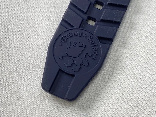 E002011J9 SEIKO Grand Seiko 23mm original silicon band navy SBGH257/9S85-01B0 other for cat pohs free shipping 