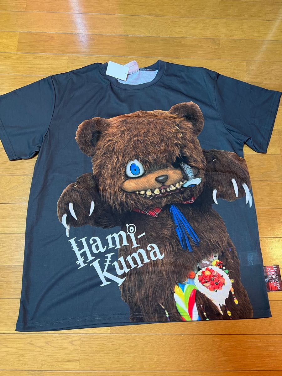 ユニバ USJ ハミクマ Tシャツ フリーサイズ-