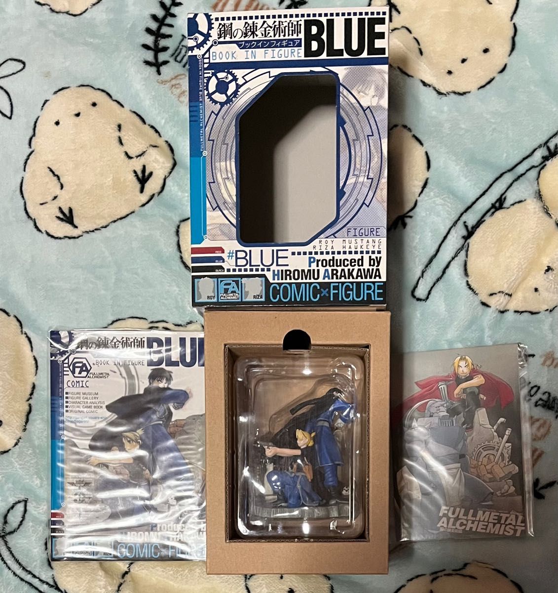 【最終価格】鋼の錬金術師ブックインフィギュアblue＋アニメ版書籍セット