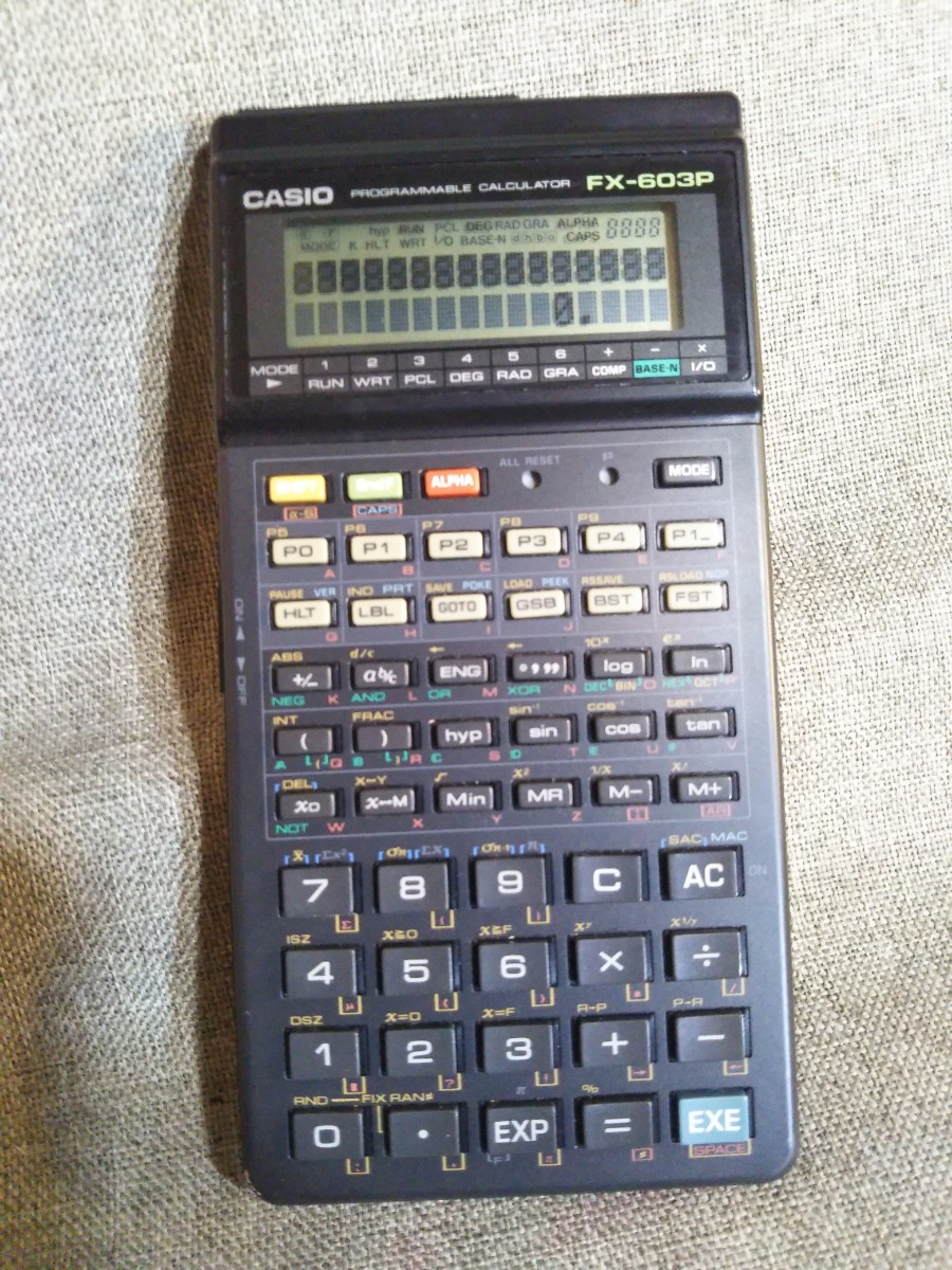 CASIO カシオ PROGRAMMABLE CALCULATOR カシオ関数電卓 昭和レトロ FX