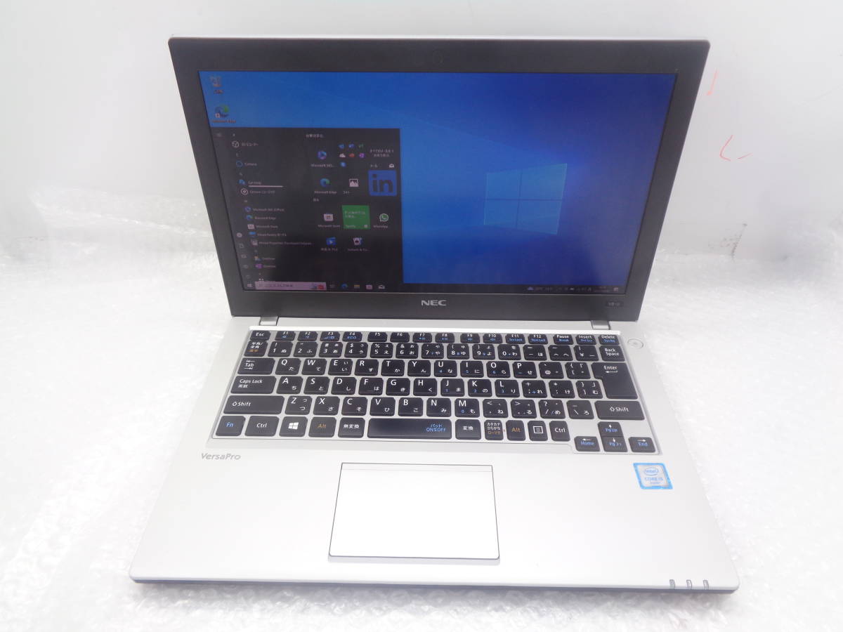 i5第6世代 NEC VersaPro VK23TB-U/i5-6200U 2.3Ghz/4GB/500GB/無線/BLUETOOTH/1920ｘ1080/12.5インチ/Windows10 中古動作品(F360)_画像1