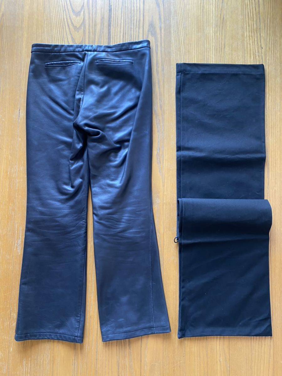 カルペディエム　レザーパンツ　最初期　オリジナル　分厚い上質革　シルバー925 1999年製　純正袋付属　極美品_画像10