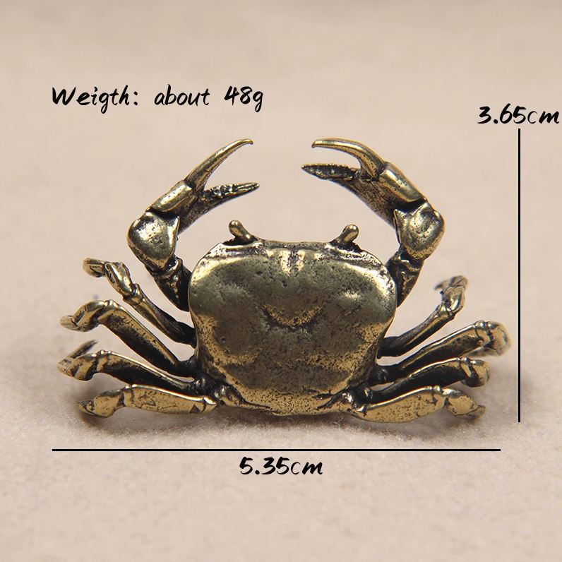 48g カニ かに 中 蟹 茶道具 置物 置き物 蓋置 文鎮 金運 精巧 48g カニ かに 中 蟹 茶道具 置物 置き物 蓋置 文鎮 金運 精巧