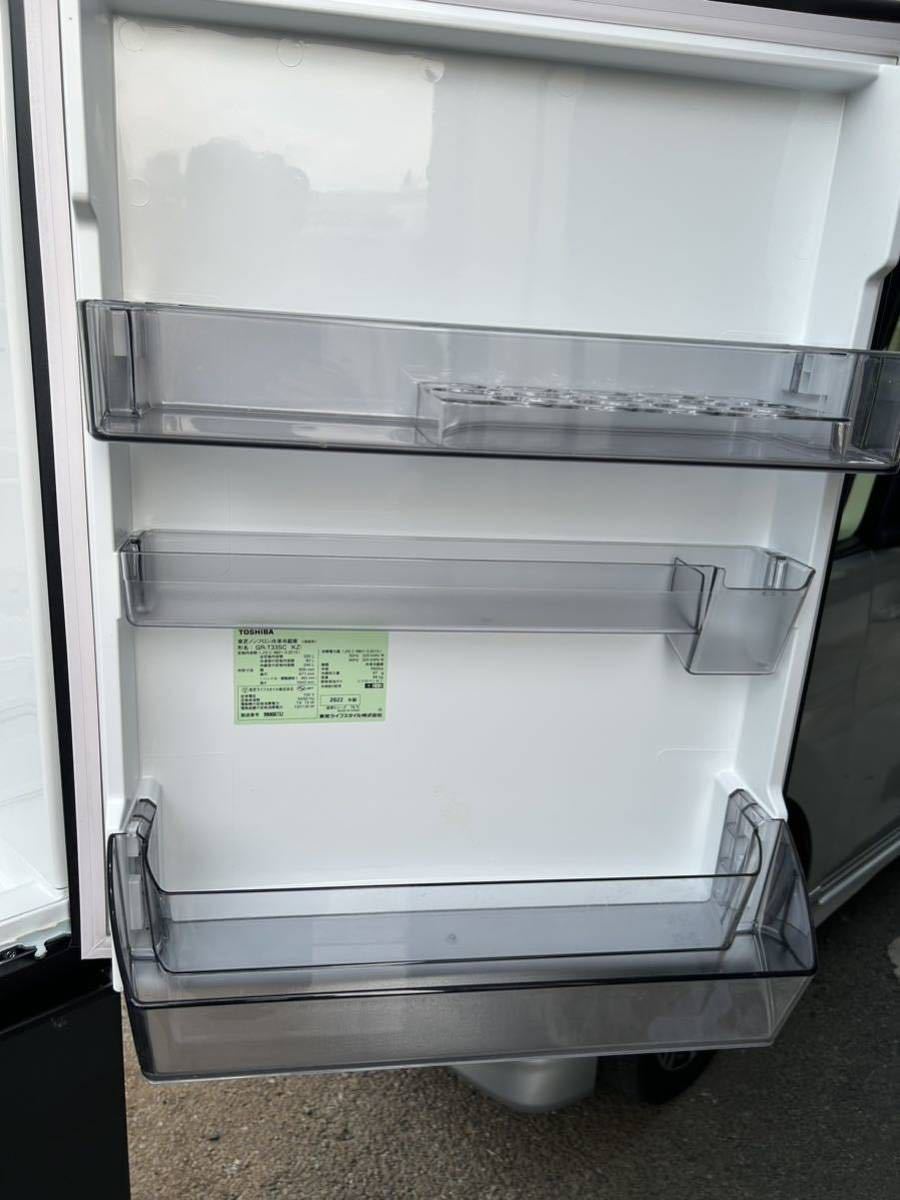 美品！TOSHIBA 東芝 冷蔵庫 冷凍冷蔵庫 2022年式　　GR-T33SC_画像4