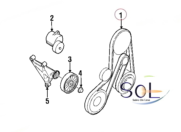 VOLVO ボルボ S40 S60 S70 S80 V40 V70 C70 XC70 XC90 ファンベルト 6DPK1841 9458376 9471799 9471981 30731861 30731808_画像2