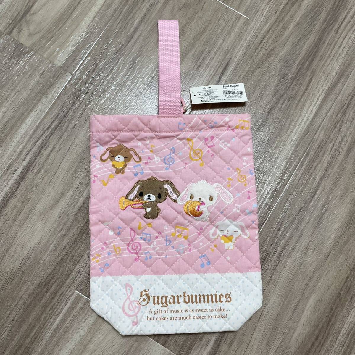  Sanrio shuga-ba потребности сменная обувь inserting сумка для обуви Sanrio Sugarbunnies shoes-bag