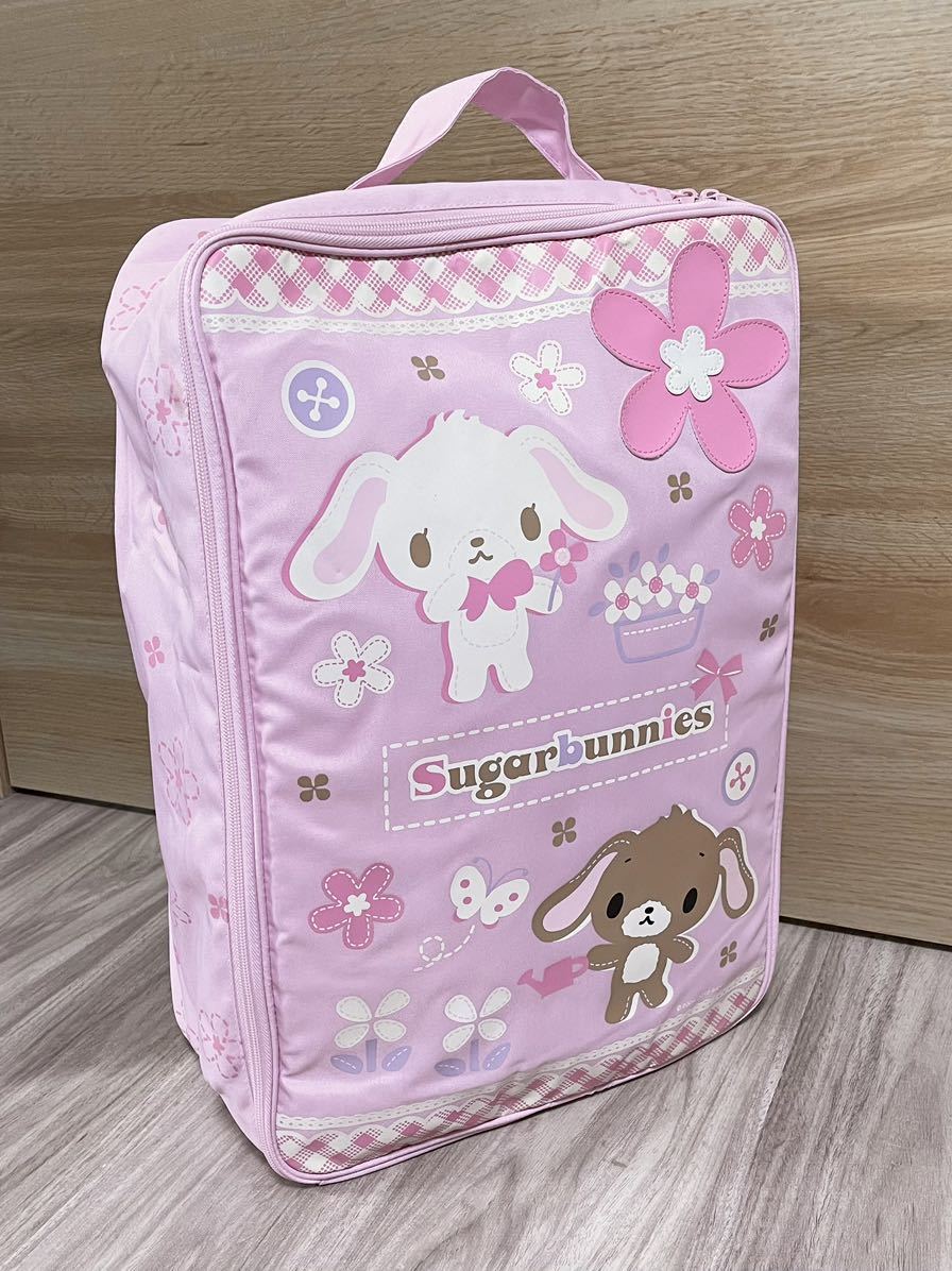 サンリオ　シュガーバニーズ　スーツケース型バッグ　Sanrio Sugarbunnies large bag for travels