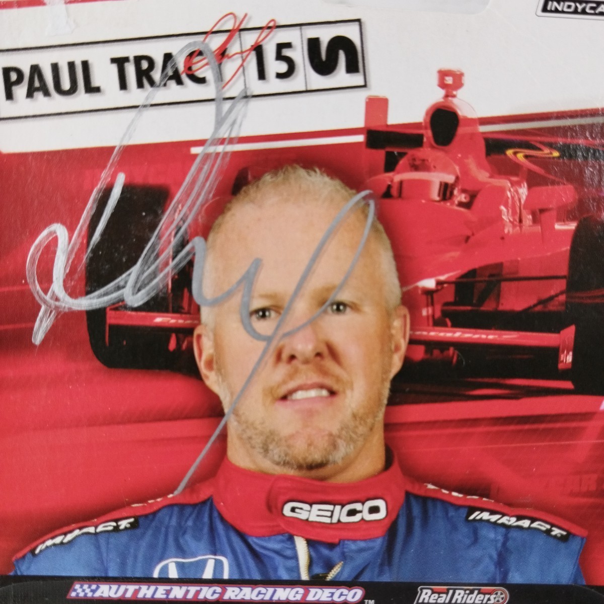 希少！Paul Tracy ポール・トレーシー 限定サイン Hot Wheels ホットウィールの画像3