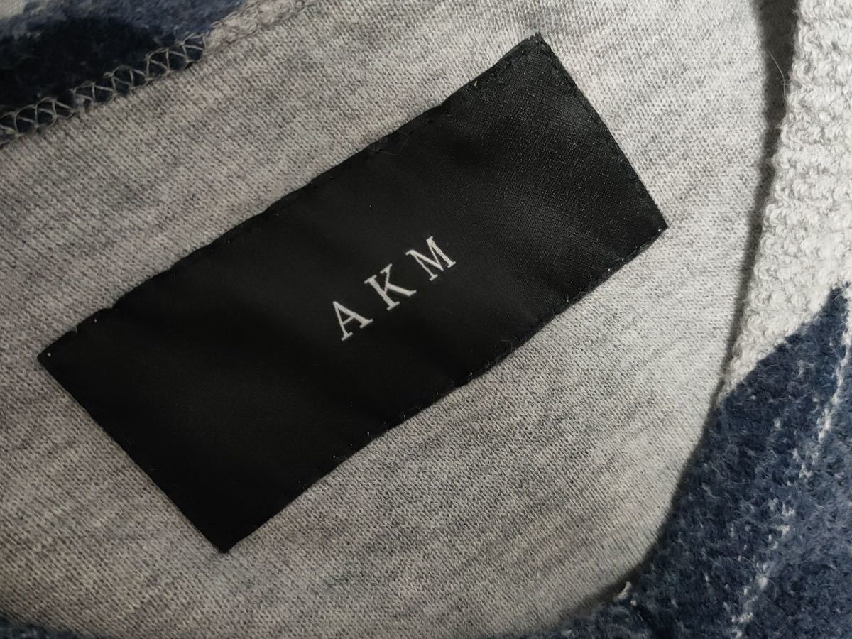 AKM ORIGINAL KARAMI JERSEY S/S LEON-T ワッフルカットソー オーシャンカモ 定価21,000＋TAX_画像3