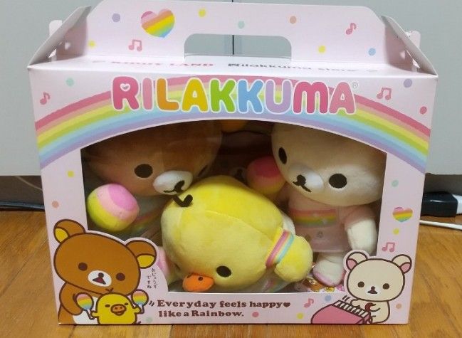 リラックマストア&キデイランド限定 ハッピーレインボー あつめ リラックマストア&キデイランド限定 ハッピーレインボー あつめ
