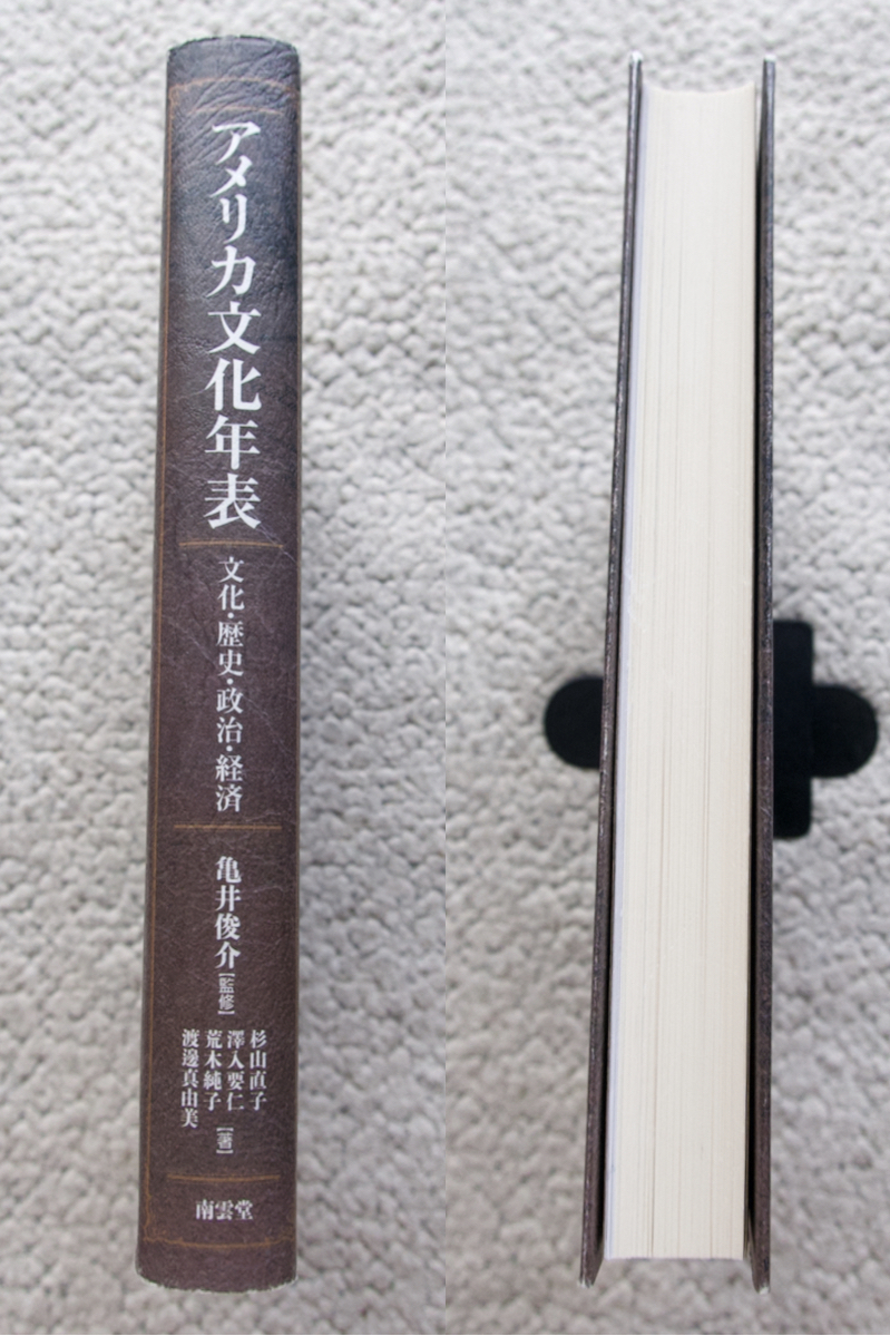 アメリカ文化年表 文化・歴史・政治・経済 (南雲堂) 亀井俊介監修、杉山直子・澤入要仁・荒木純子・渡邊真由美著_画像3