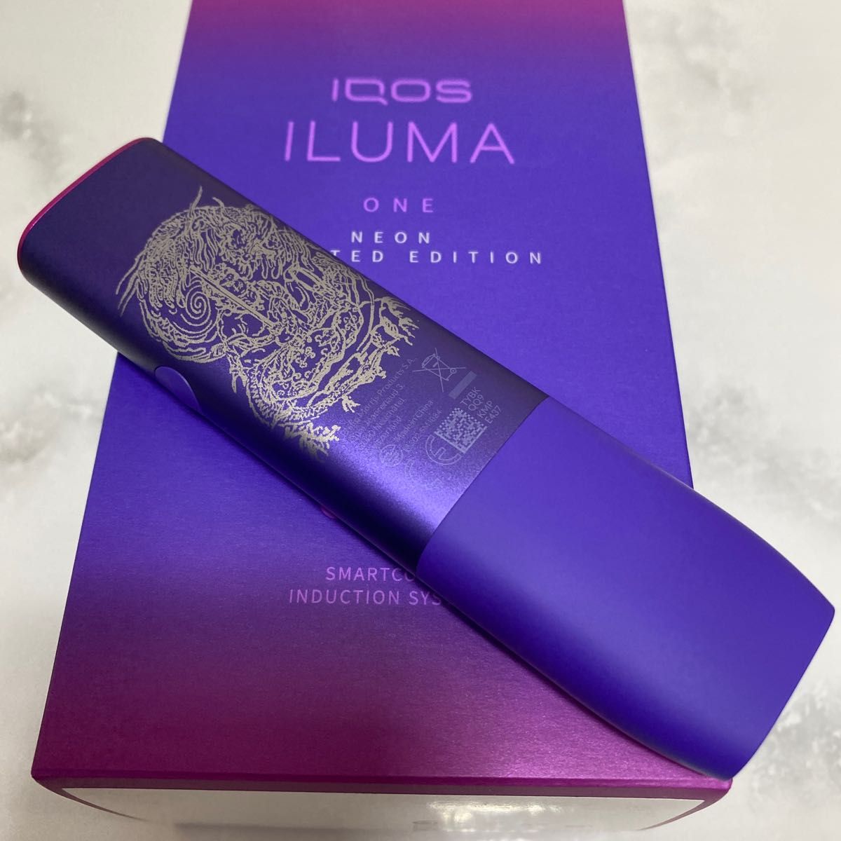 iQOS ILUMA ONE アイコス イルマ ワン レーザー加工 不動明王 龍 iQOS ILUMA ONE アイコス イルマ ワン レーザー加工 不動明王 龍