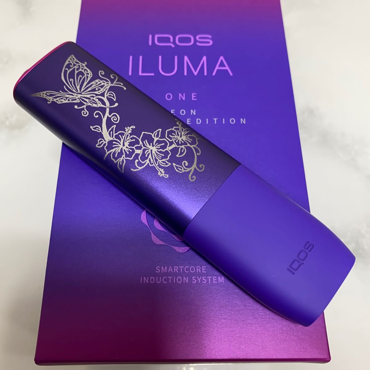 iQOS ILUMA ONE アイコス イルマ ワン レーザー加工 アゲハ蝶 iQOS ILUMA ONE アイコス イルマ ワン レーザー加工 アゲハ蝶