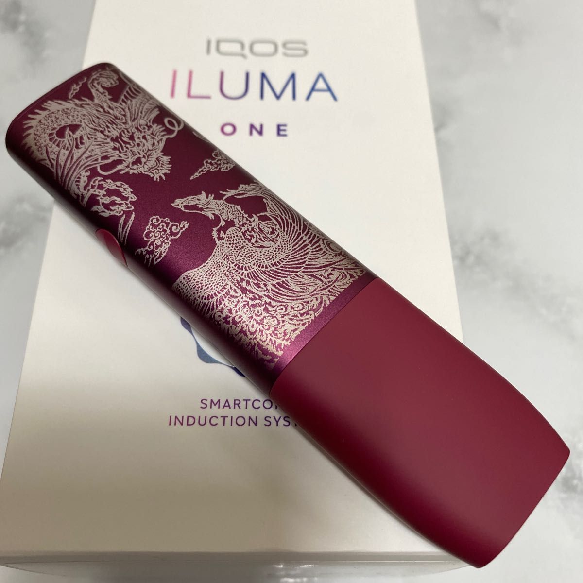 iQOS ILUMA ONE アイコス イルマワン 龍 鳳凰 レーザー加工 サンセット