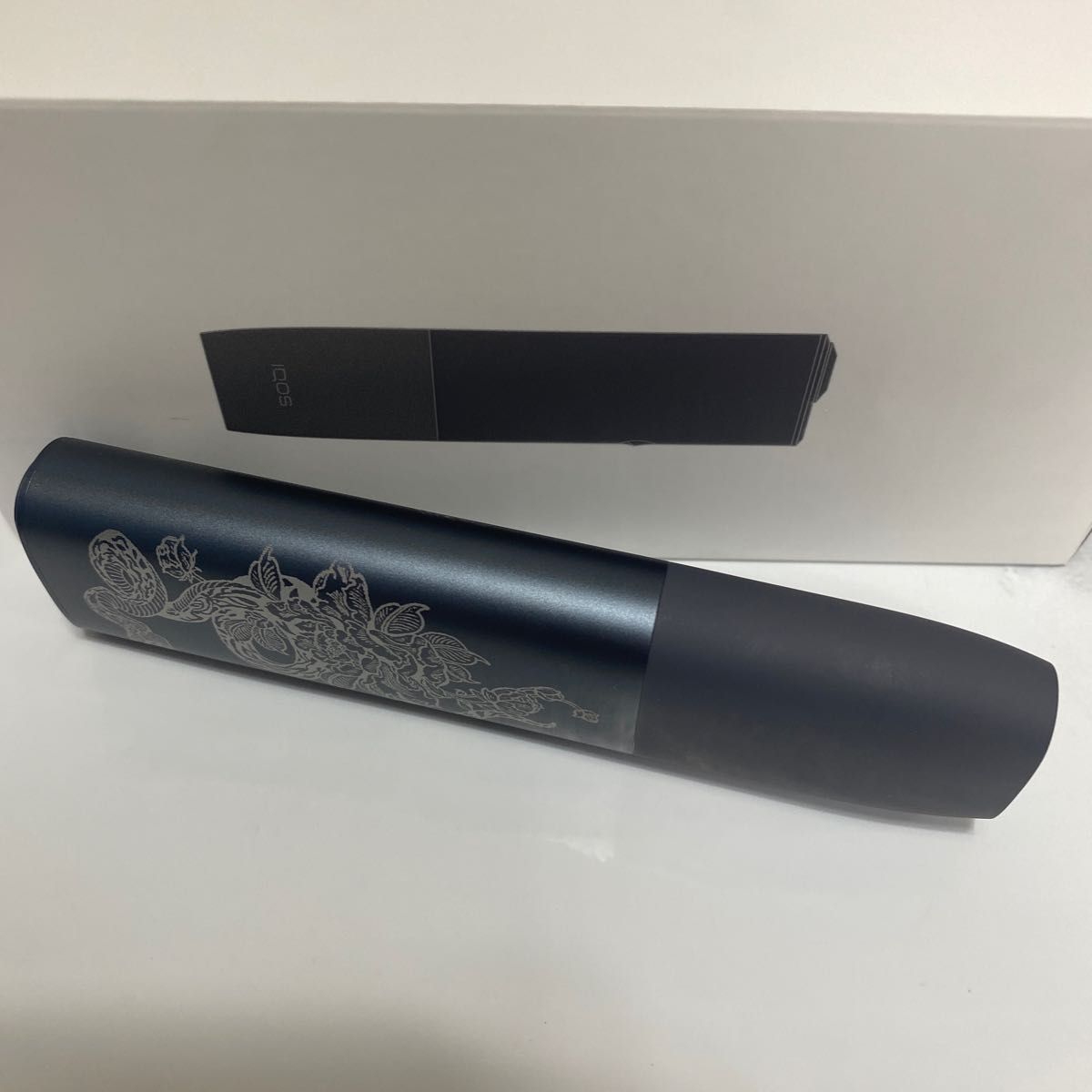iQOS ILUMA ONE アイコス イルマ ワン レーザー加工 両面加工 蛇 牡丹