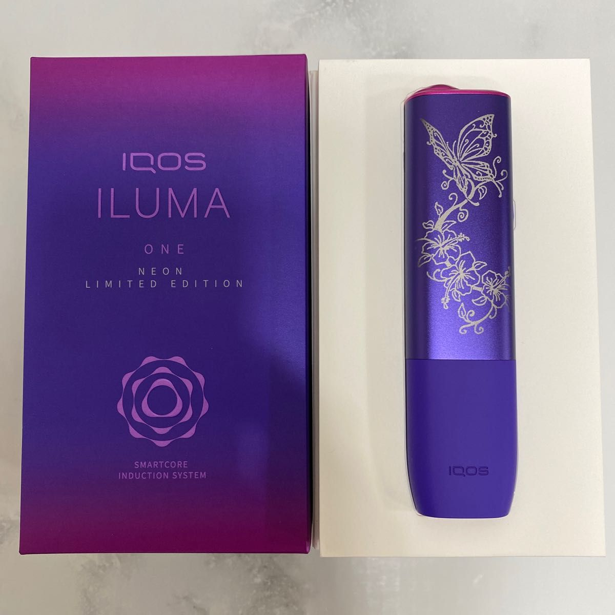 ９ iQOS ILUMA ONE アイコス イルマ ワン レーザー加工 蝶〜-