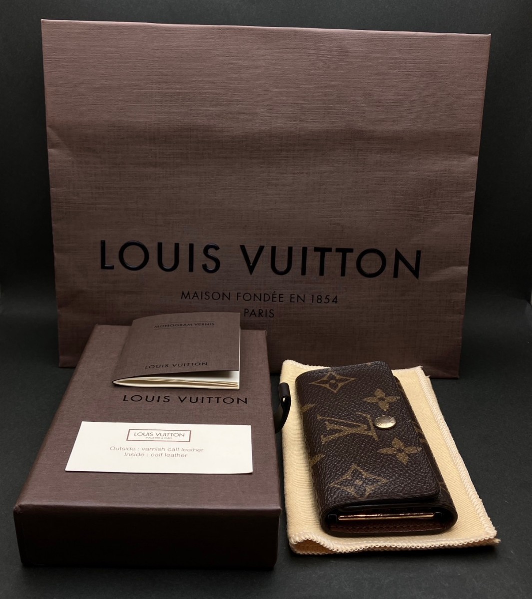 ☆日本の職人技☆ ルイヴィトン LOUIS VUITTON キーケース モノグラム