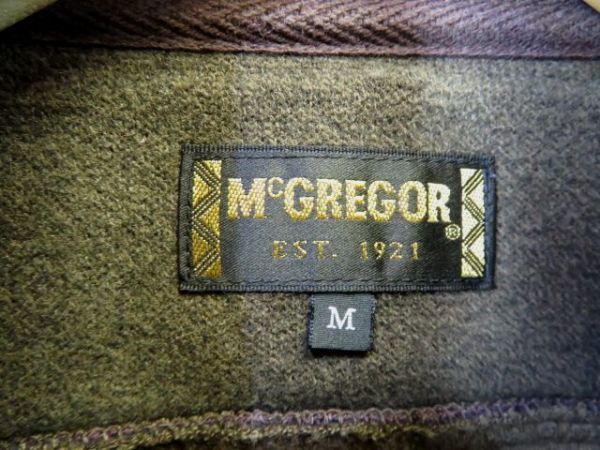 6001c7* хорошая вещь. *McGREGORmakrega- половина молния тренировочные брюки футболка рубашка M/ жакет / блузон / Golf / мужской / мужчина / джентльмен 