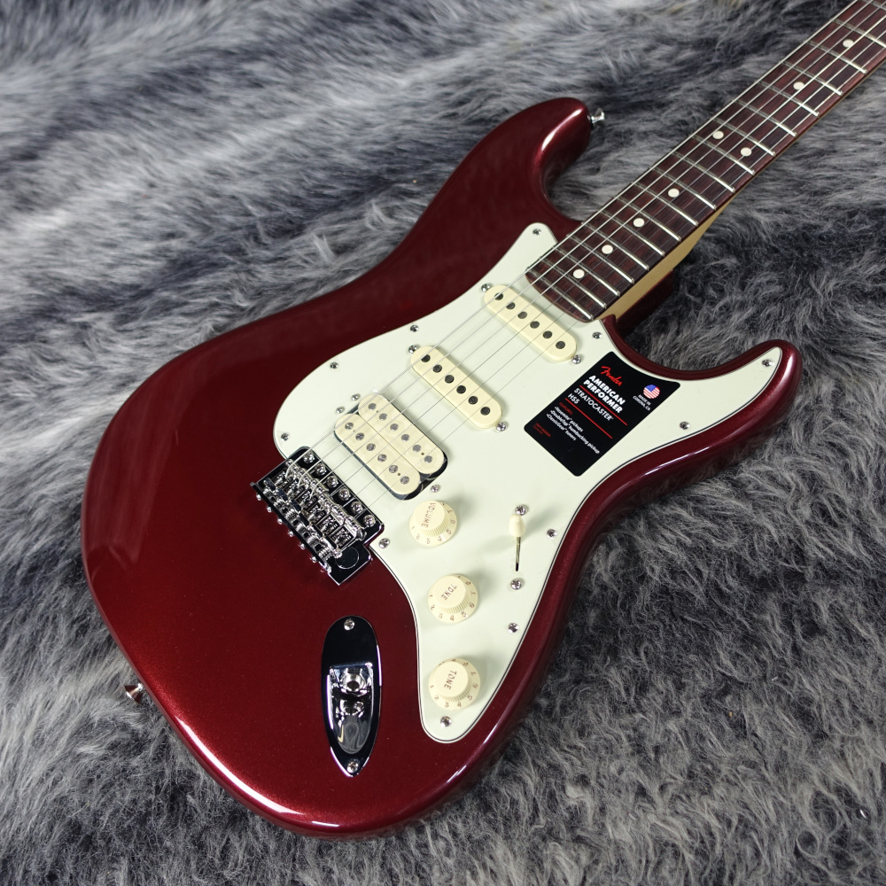 ストラトキャスター Fender American Performer Stratocaster HSS Aubergine