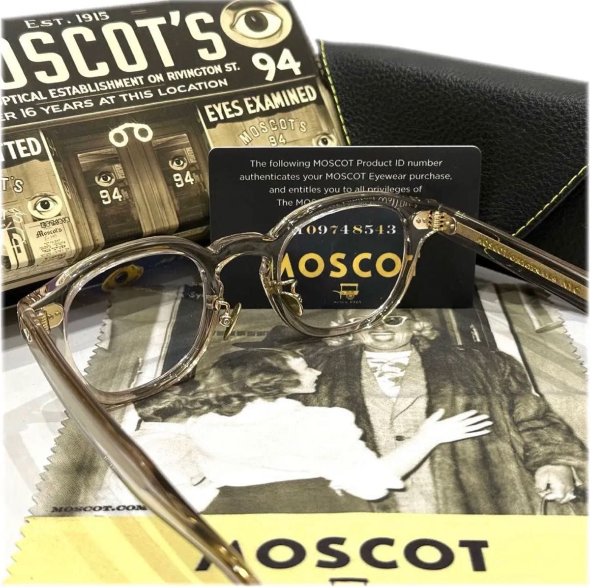 極美品】日本限定 モスコット レムトッシュ46 MISTGTP JPNLTD MOSCOT