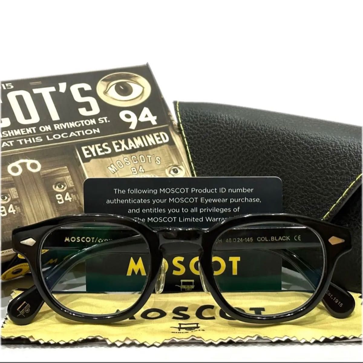 MOSCOT LEMTOSH 46 モスコット レムトッシュ メガネ 度付き眼鏡