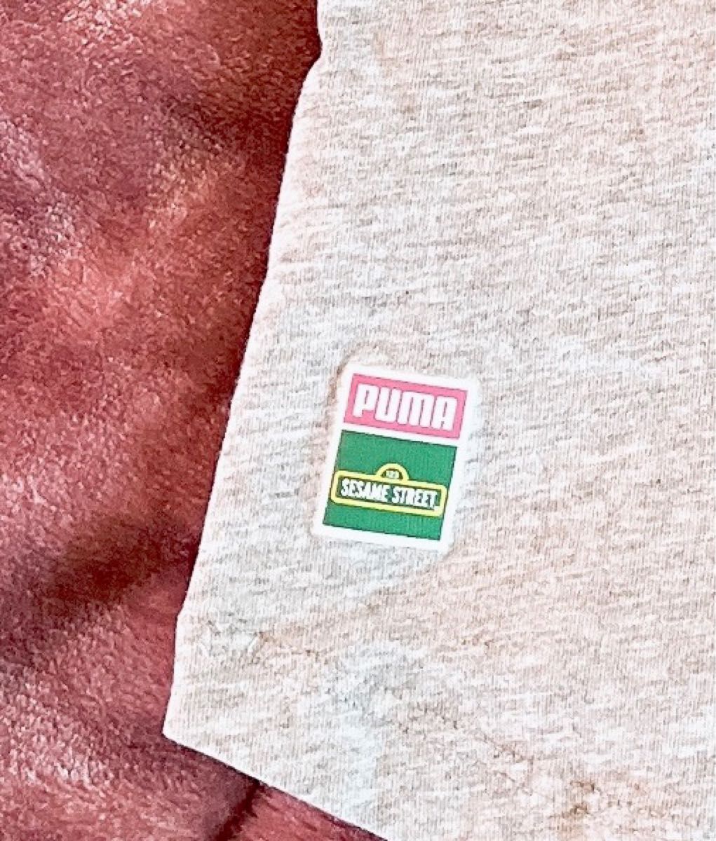 PUMA×セサミストリート　キッズ　Tシャツ プーマ クッキーモンスター 110cm