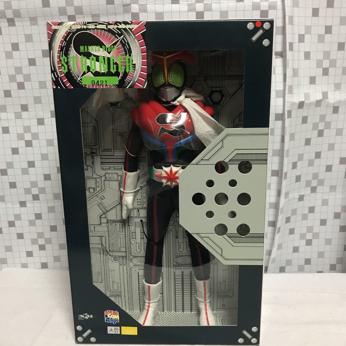 ngoo[ не использовался ]meti com игрушка RAH.063 настоящий action герой z серии NO.0421 Kamen Rider Stronger 