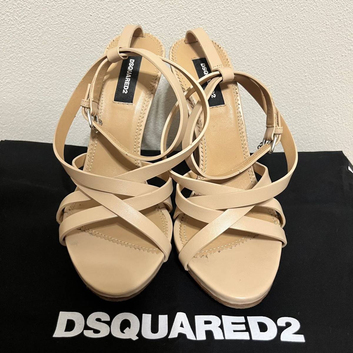 美品】サイズ37 ハイヒールサンダル DSQUARED2 ディースク パンプス
