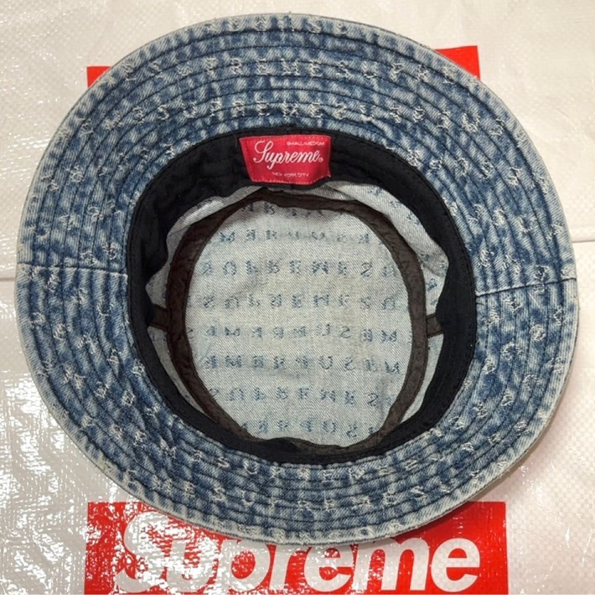 Supreme シュプリーム Jacquard Logos Denim Crusher Hat|Yahoo Supreme シュプリーム Jacquard Logos Denim Crusher Hat|Yahoo