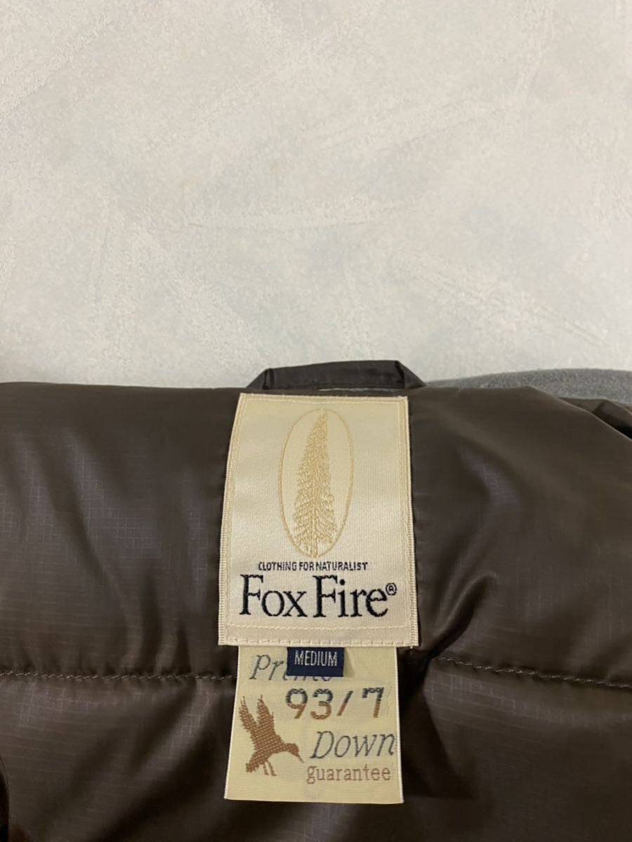 Fox Fire ダウンベスト M ダウン93% フェザー3% メンズ フォックスファイヤー アウトドア キャンプ 登山 釣り フィッシング トレッキング_画像4