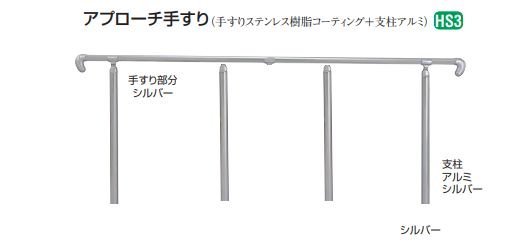 【正規品】 屋外用手すりセット 埋め込み式 4m(組立式) 外装材料一般 【正規品】 屋外用手すりセット 埋め込み式 4m(組立式) 外装材料一般
