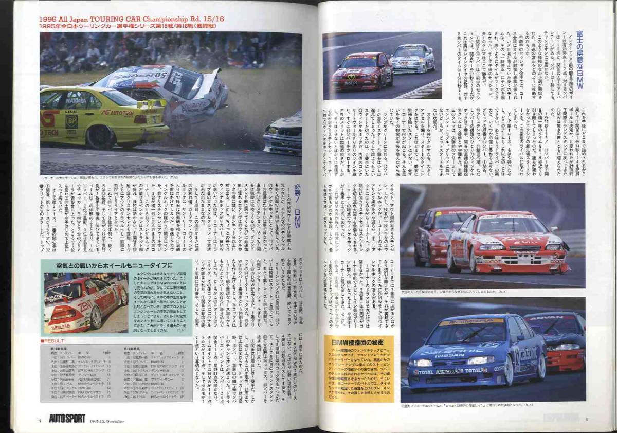 【d0484】95.12.15 オートスポーツAUTO SPORT／富士インターテック、F1スーパーメカニズム徹底研究、WRCカタロニア・ラリー、…_画像4