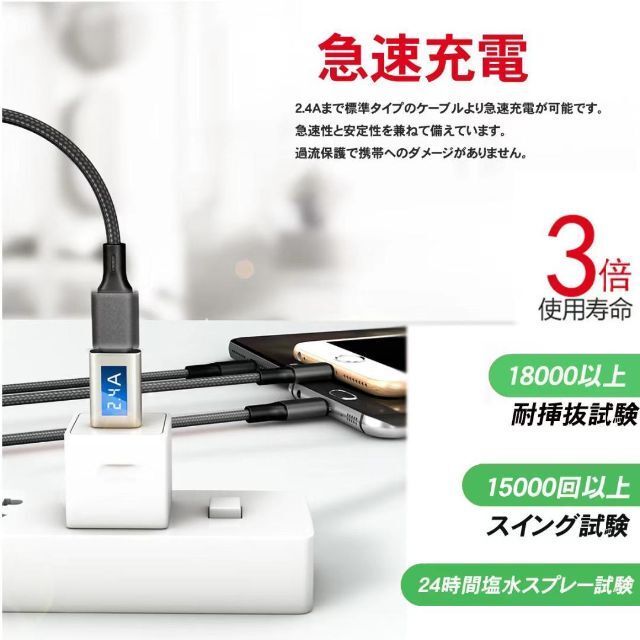 モバイルバッテリー　20000mAh 4台同時　無線　充電　ライト　防水防塵_画像8