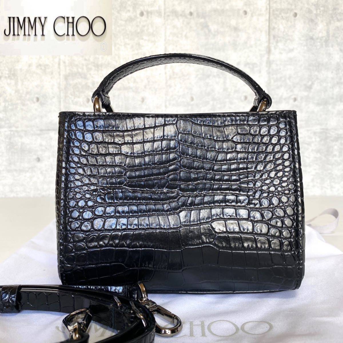 未使用級タグ付き JIMMY CHOOジミーチュウ ヴァレンヌ VARENNE BLACK