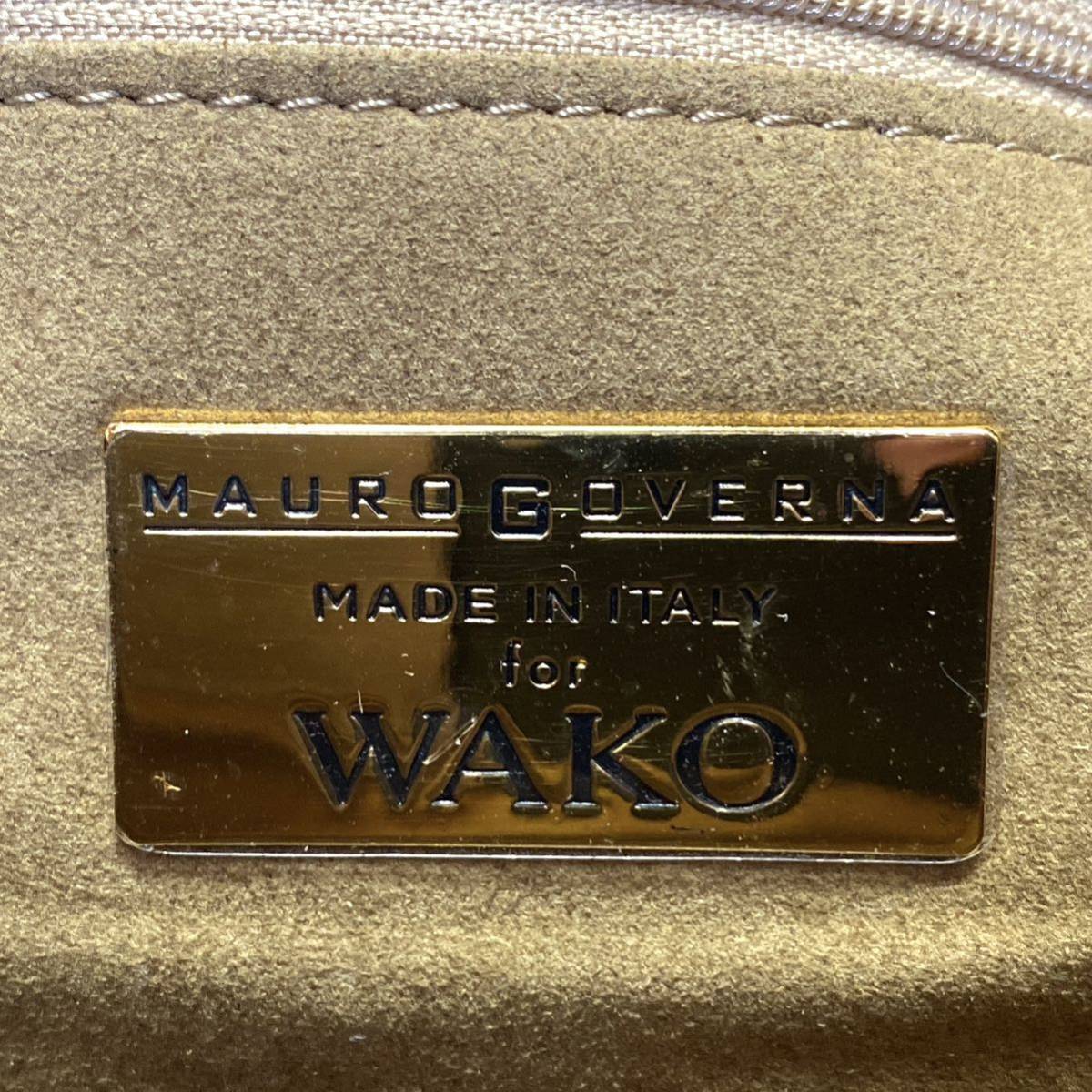 未使用級 WAKO×MAURO GOVERNA 現行品 マウロゴヴェルナ 定価165 未使用級 WAKO×MAURO GOVERNA 現行品 マウロゴヴェルナ 定価165