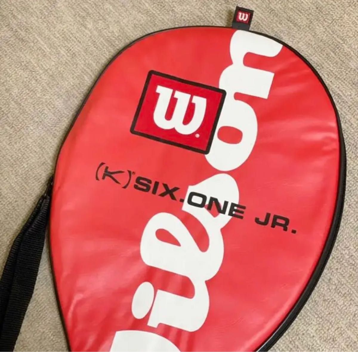 ウィルソンWilson硬式テニスラケット子供用キッズSIXONEJR25 部活　ジュニア　カバー付き