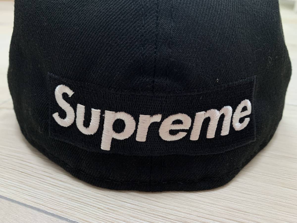  postage included * rare size 7 3/4 * 21SS Supreme Reverse Box Logo New Era Cap Supreme Rebirth New Era cap hat black 